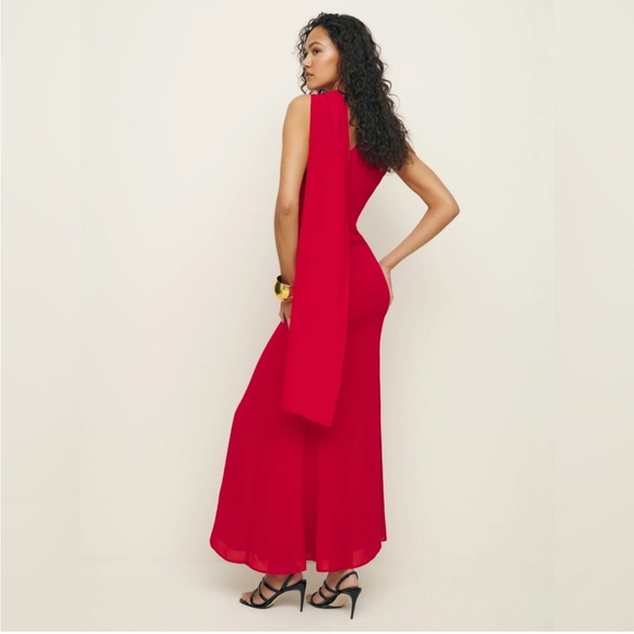 Reformation Rosalyn Red Dress - Picture 4 of 6